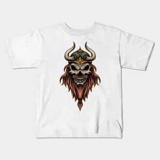 Skull viking Kids T-Shirt